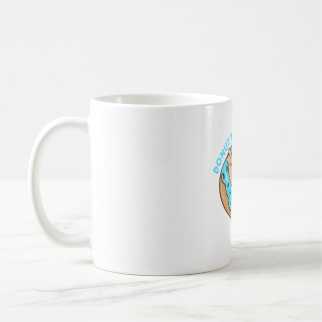 Donut Worry BE Lycklig Kaffemugg (Vänster)