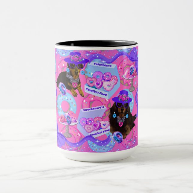 Donut Worry Doxies Kaffe Mugg (Center)