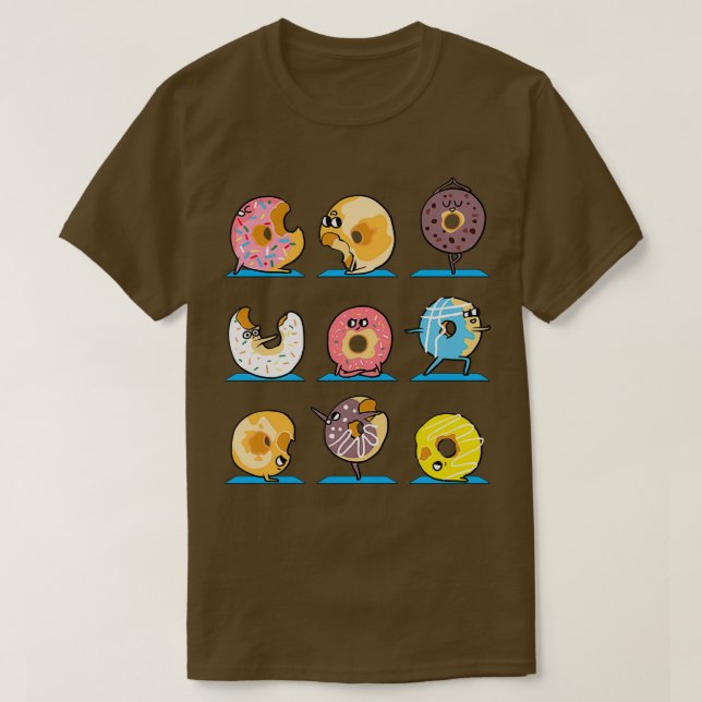 Donut Yoga T Shirt (Design framsida)
