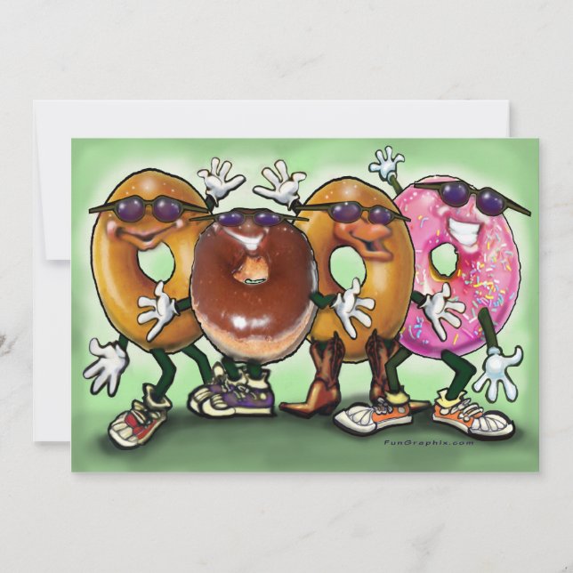 Donutinbjudan Inbjudningar (Framsida)