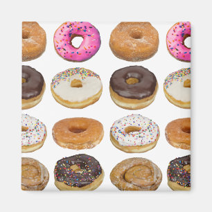Donuts Älskare Roligt Doughnut Magnet