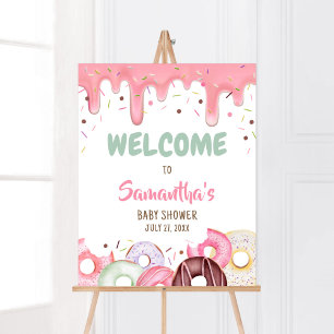 Donuts and Diaper Sprinkle Welcome Poster