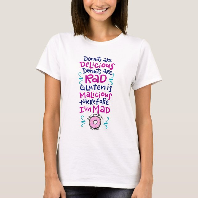 Donuts är Delicious T-shirt (Framsida)