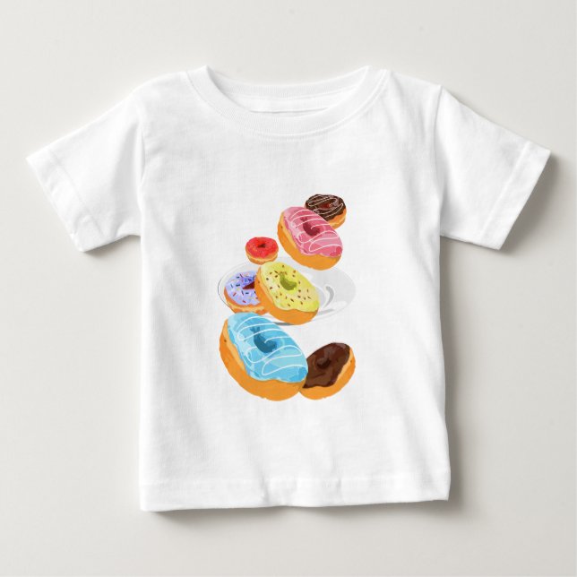 Donuts Baby T Shirt (Framsida)