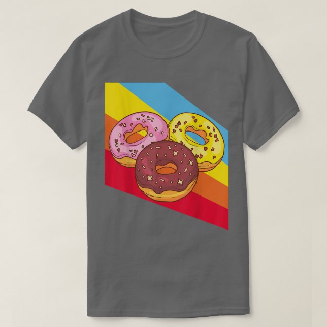 Donuts Bake Bakery Baker Cake Food Delicious Sweet T Shirt (Design framsida)
