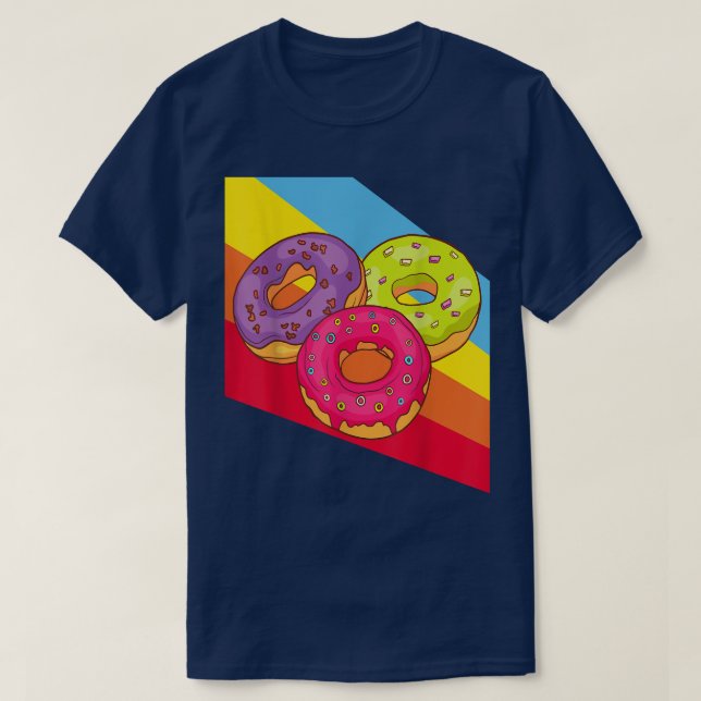 Donuts Bake Bakery Baker Cake Food Delicious Sweet T Shirt (Design framsida)