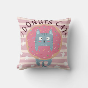 Donuts Cat Kudde