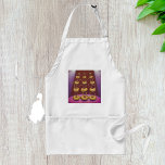 Donuts Dancing Whimsical Doughnut Characters Förkläde<br><div class="desc">Gå in i ditt kök med ett streck av roligt och en sprinkl av stollig med vår Dansing Donuts Performance Apron! Perfekt för bagaren som kärlek ska blanda kreativitet med känslan av humor, detta fält är en vacker bild av en livlig grupp av munkar som sätter på sig en dans....</div>