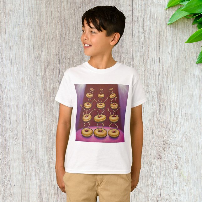 Donuts Dancing Whimsical Doughnut Characters T Shirt (Skapare uppladdad)