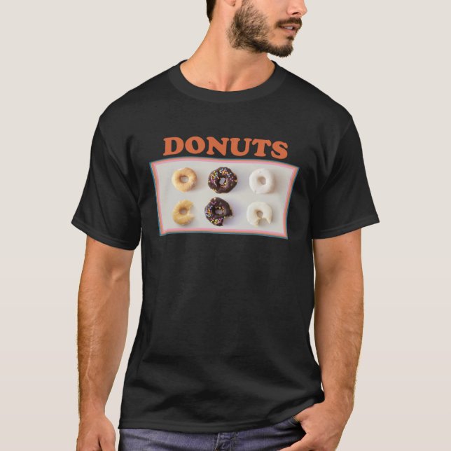 Donuts  donut  and record collector doughnut t shirt (Framsida)