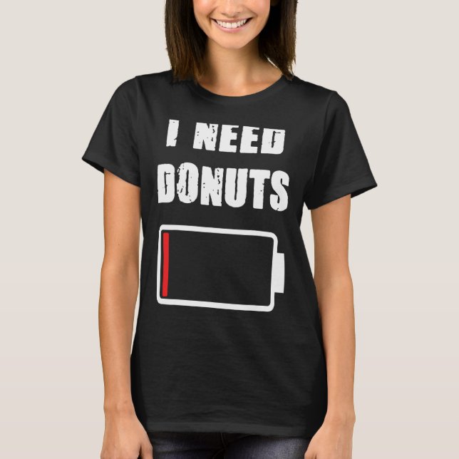 Donuts Donut och pastrie Doughnut fläkt T Shirt (Framsida)