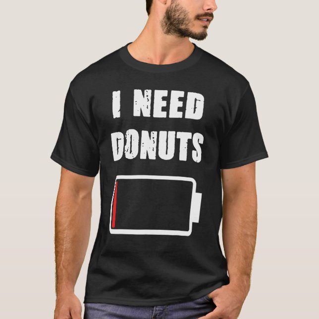 Donuts Donut och pastrie Doughnut fläkt T Shirt (Framsida)