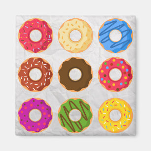 Donuts Donuts och Donuts Magnet