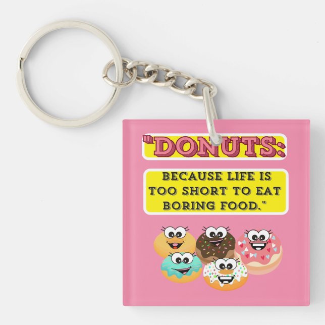 DONUTS, för livet är för kort för att äta tråkigt (Framsidan)