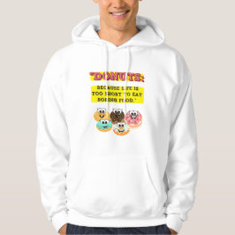 DONUTS, för livet är för kort för att äta tråkigt Hoodie