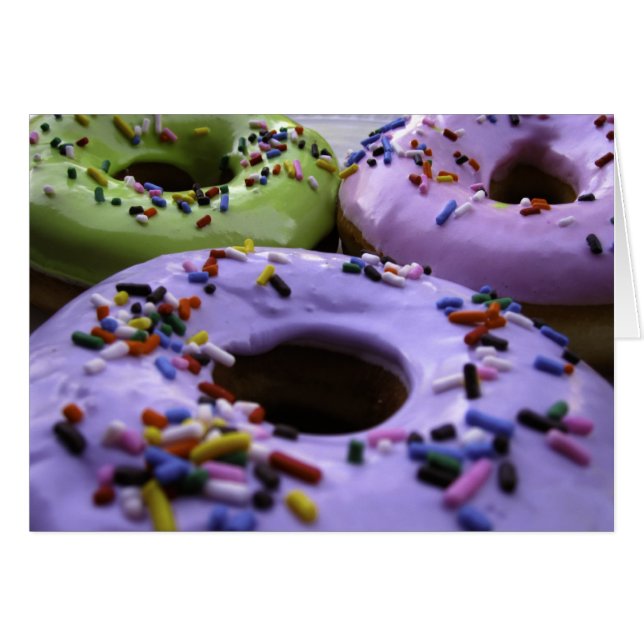 Donuts Hälsningskort (Framsidan Horizontal)