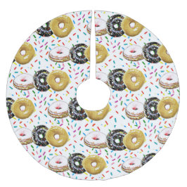 Donuts Julgran Skirt Julgransmatta Borstad Polyester