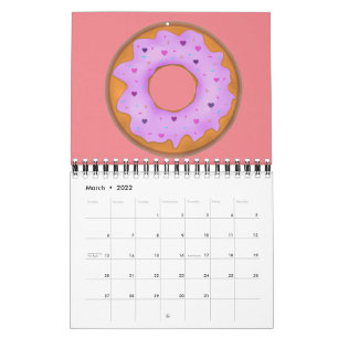 Donuts Kärlek Calendar Kalender