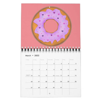 Donuts Kärlek Calendar Kalender