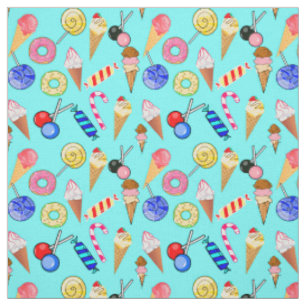 Donuts Lollipop Ice-kräm Sweet Tyg