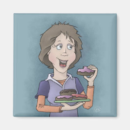 Donuts med sprinkler magnet