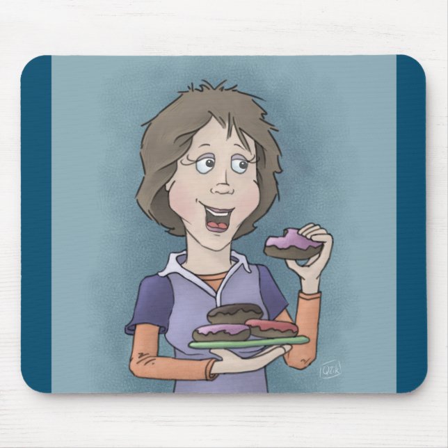 Donuts med sprinkler musmatta (Framsidan)