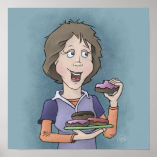 Donuts med sprinkler poster