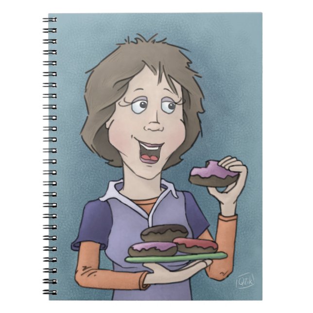 Donuts med sprinkles bärbar dator anteckningsbok (Framsidan)