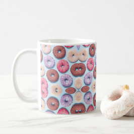 Donuts med Sprinkles Mönster Kaffemugg