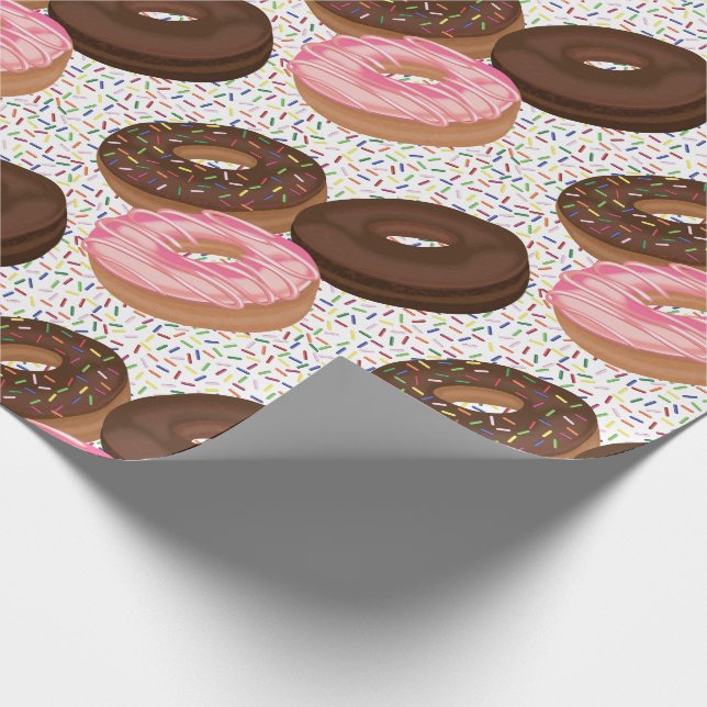 Donuts med Sprinkles Party Presentpapper (Hörn)