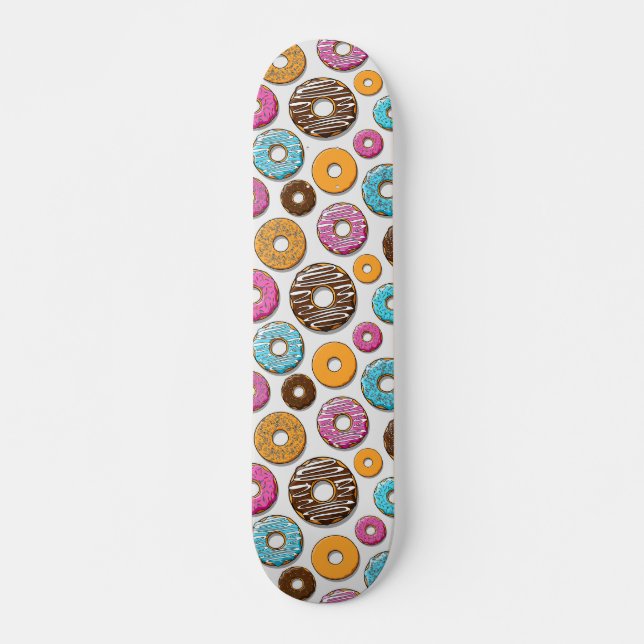 Donuts Mini Skateboard Bräda 18,5 Cm (Framsida)
