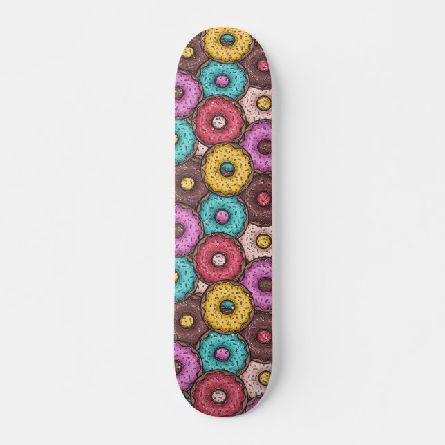 Donuts Mini Skateboard Bräda 18,5 Cm (Framsida)