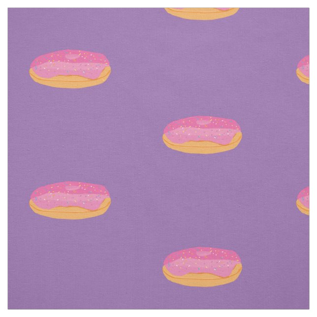 Donuts Mönster tyg (Provkarta)