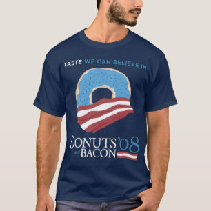 Donuts och bacon: Smak kan vi tro in - blått T Shirt