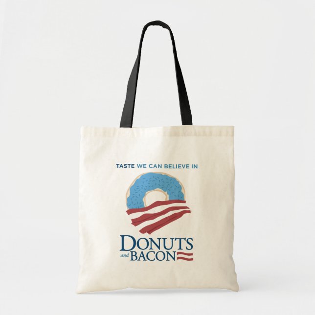 Donuts och bacon: Smak som vi kan tro in Tygkasse (Framsidan)