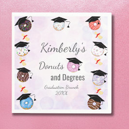 Donuts och Degrees Studenten Brunch Pappersservett