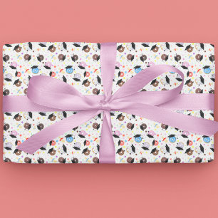 Donuts och Degrees Studenten Mönster Presentpapper