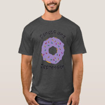 Donuts och Depression T-Shirt