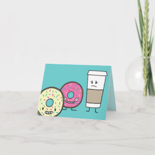 Donuts och kaffe tack kort