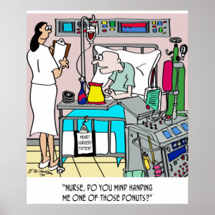 Donuts on the Cardiac Ward Poster