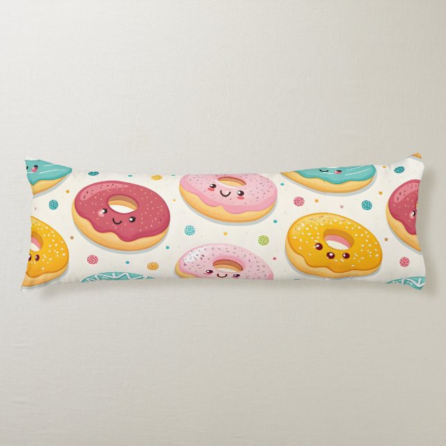 Donuts Pattern Kroppskudde (Framsidan)