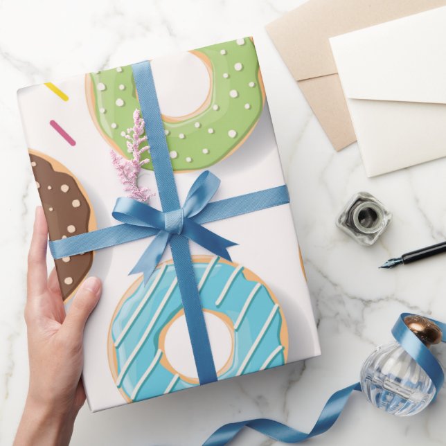 Donuts Pattern  Presentpapper (Gifting)