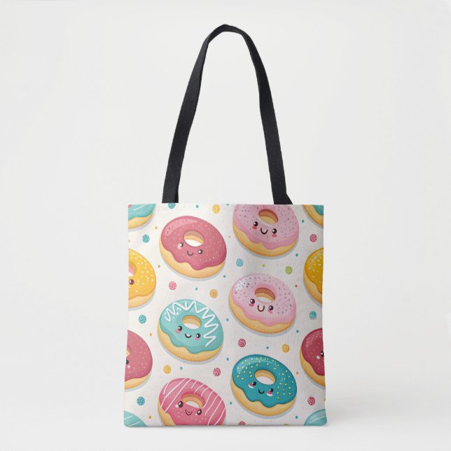 Donuts Pattern Tygkasse (Framsida)