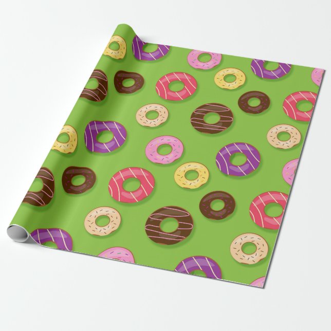 Donuts Presentpapper (Utrullad)