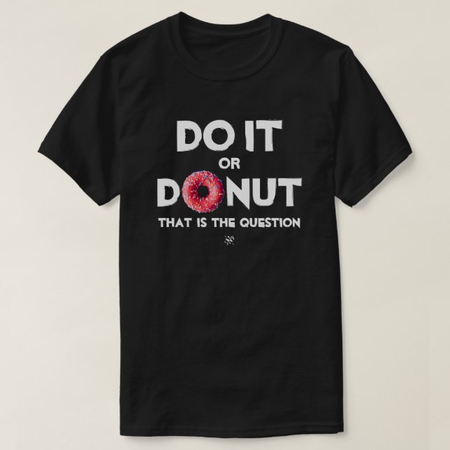 Donuts pun v2.1 t shirt (Design framsida)