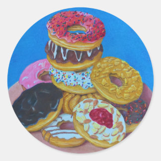 Donuts Runt Klistermärke