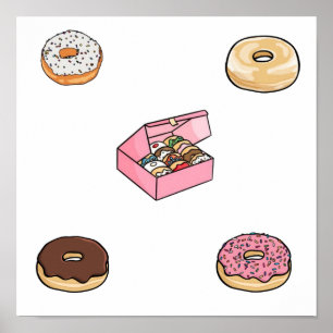 Donuts-samling Poster