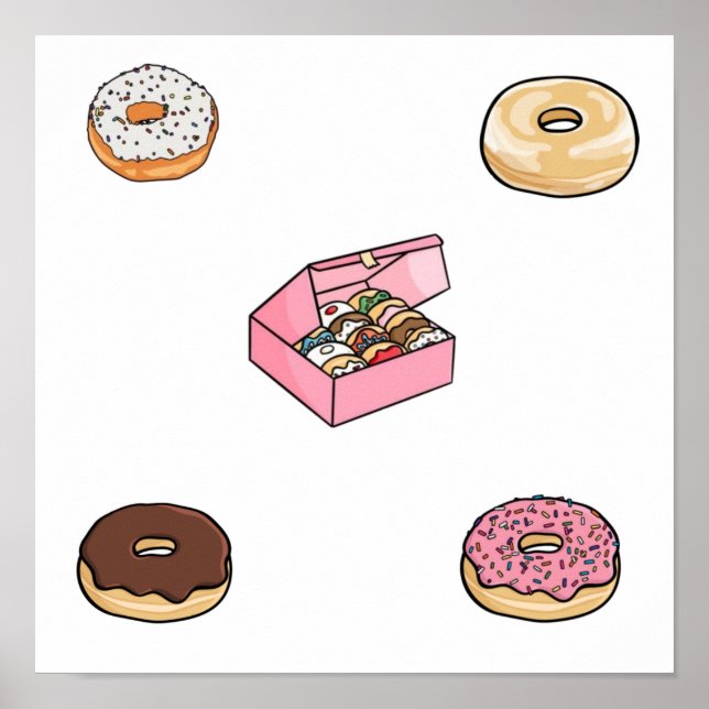 Donuts-samling Poster (Framsidan)