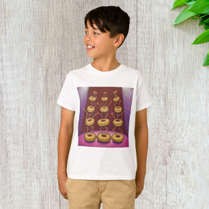 Donuts som utför t shirt