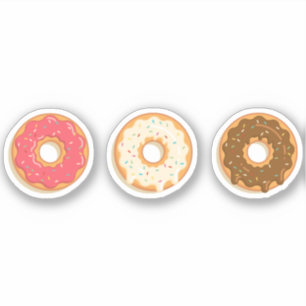 Donuts Sticker Klistermärken